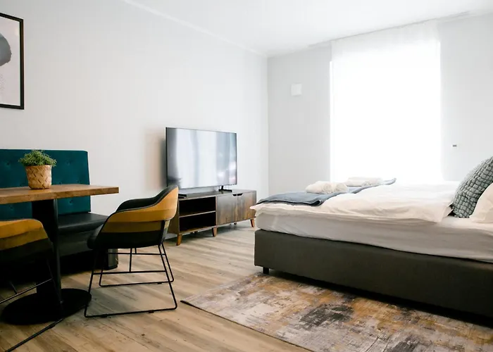 Bonquartier - Luxapt#3 Chice, Moderne Mit Self Check-in, Voll Ausgestatteter Kueche, Klimaanlage Und Parkplatz Appartamento Sankt Augustin