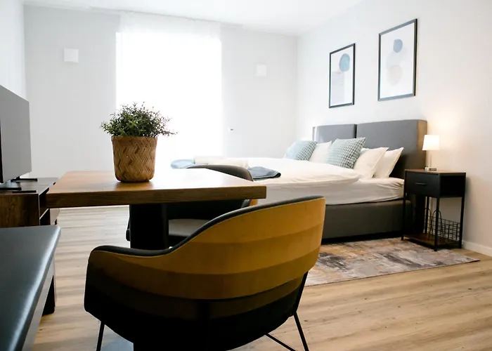 Bonquartier - Luxapt#3 Chice, Moderne Mit Self Check-in, Voll Ausgestatteter Kueche, Klimaanlage Und Parkplatz * Sankt Augustin