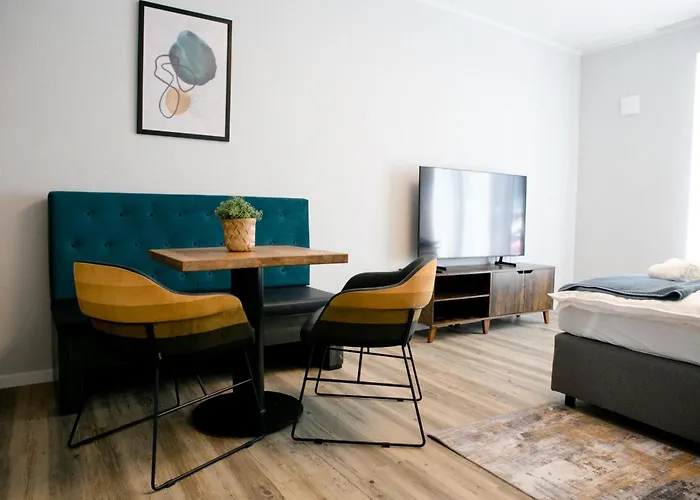 Appartamento Bonquartier - Luxapt#3 Chice, Moderne Mit Self Check-in, Voll Ausgestatteter Kueche, Klimaanlage Und Parkplatz Sankt Augustin