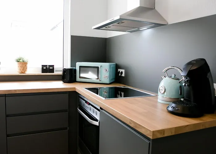 Bonquartier - Luxapt#3 Chice, Moderne Mit Self Check-in, Voll Ausgestatteter Kueche, Klimaanlage Und Parkplatz Sankt Augustin